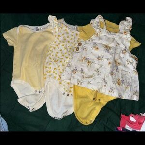 Baby girl yellow bundle